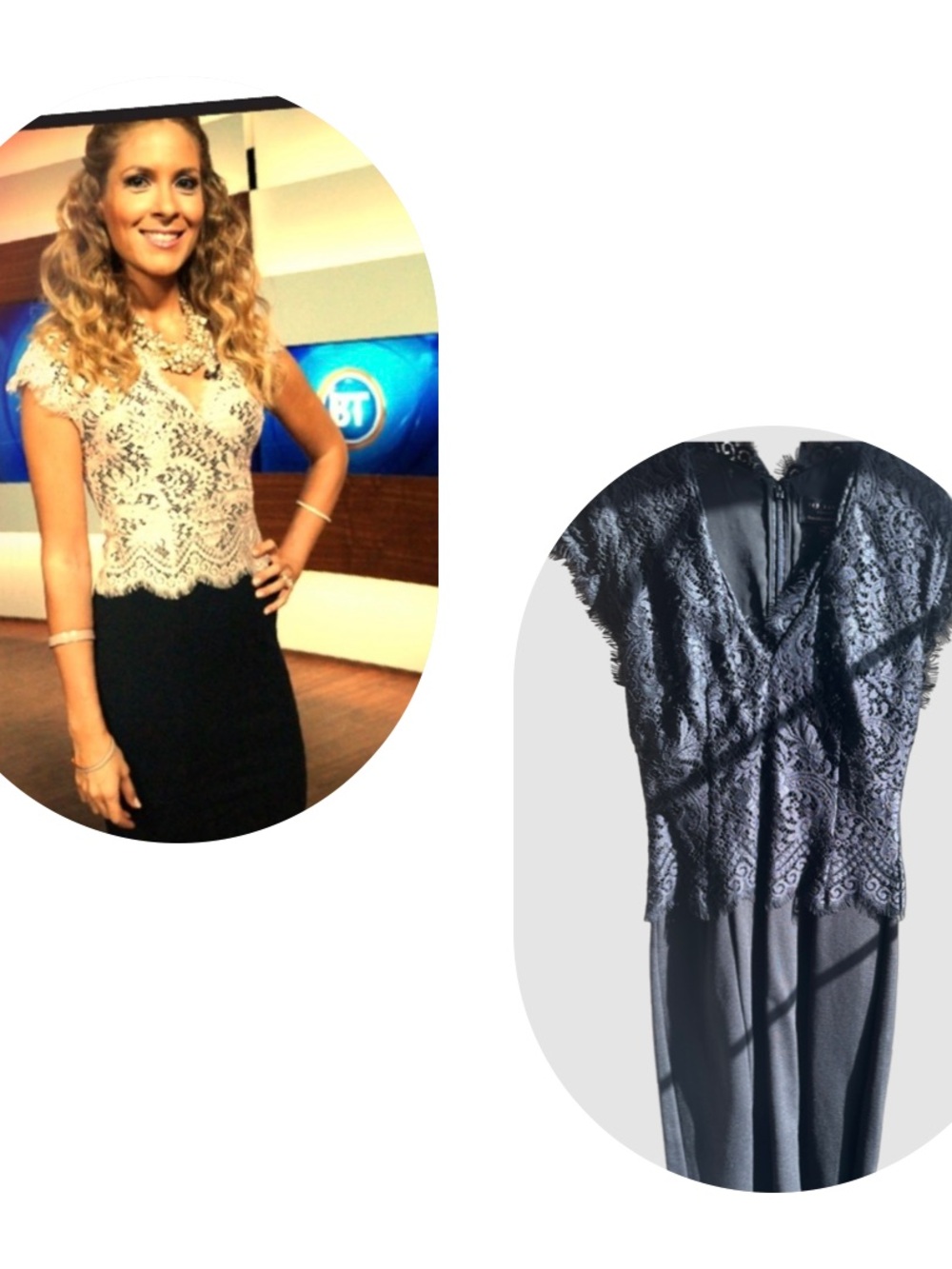 TED BAKER  black  All black LACE BODICE dress NWT SEE LISTING - Picture 4 of 17